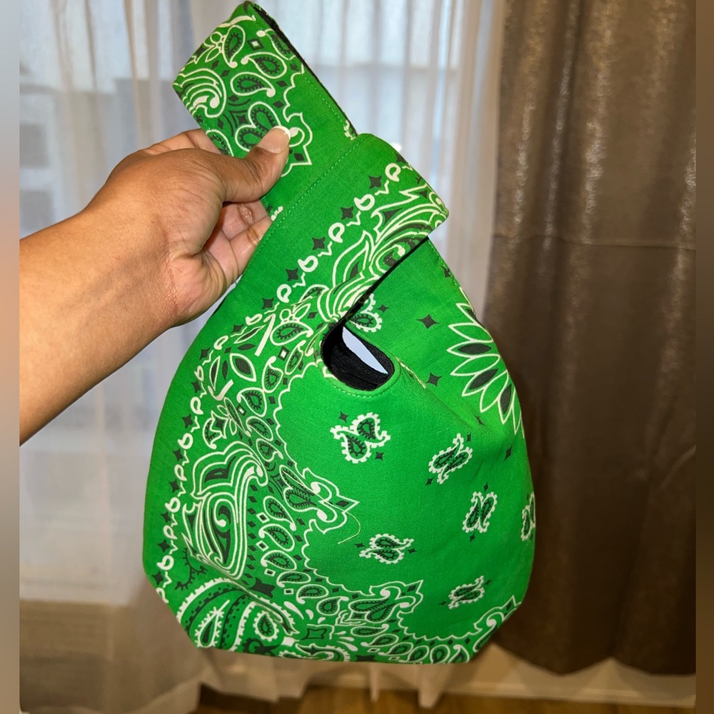 SOLD - YAITO Paisley Knot Bag
